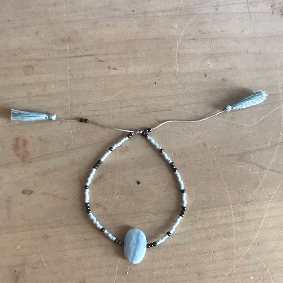 Chan Luu Blue Bead Adjustable Bracelet with Pouch - Picture 2 of 8